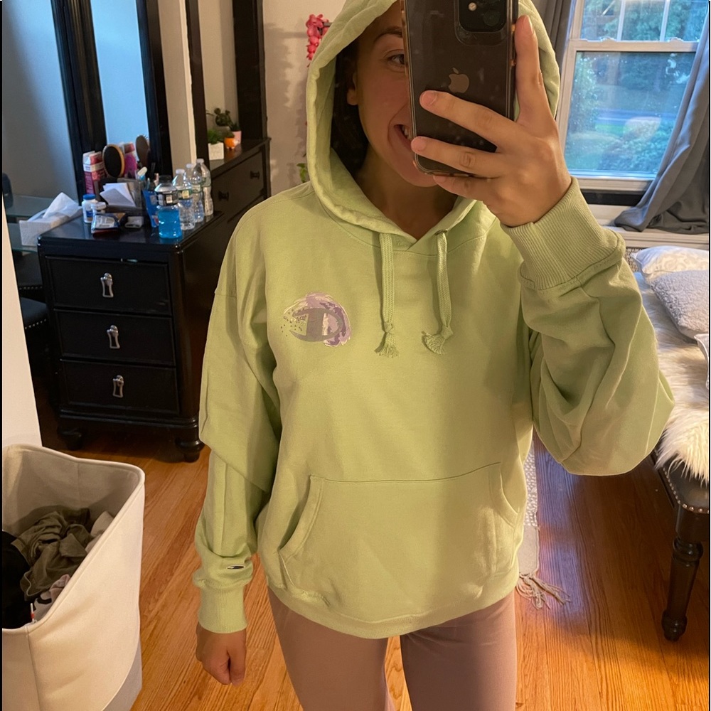 NWT Champion Fleece Pull Over Hoodie